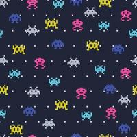 Pixel Monster Pattern