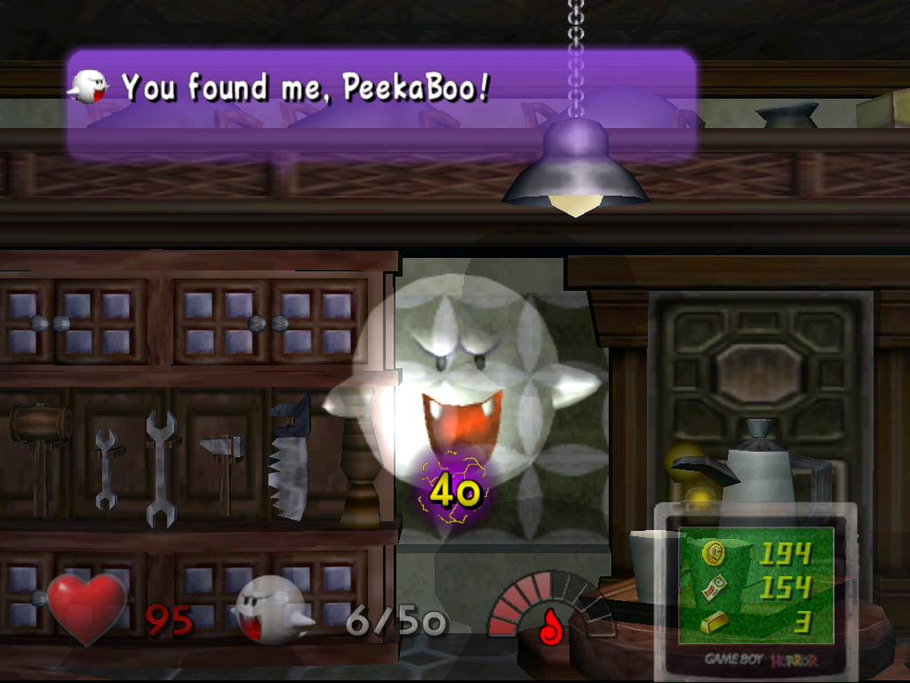 An image of Peekaboo from Luigi's Mansion