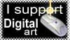 I support Digital art