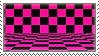 Pink and Black Checkerboard