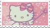 Pink Hello Kitty holding a wand