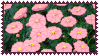 A meadow of pink flowers