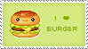 I heart burger