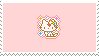 Small Hello Kitty beihind a light pink background