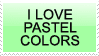 I love pastel colors