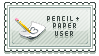 Pencil + Paper User