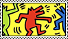 Keith Haring's Dancing Dogs