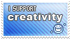 I SUPPORT creativity