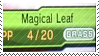 Magical Leaf with PP being 4/20