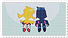 Panty and Stocking flying away