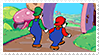 Mario and Luigi heading to see Princess Peach