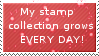 My stamp collection grows EVERY DAY