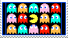 Pac Man and a bunch of ghosts