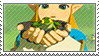 Zelda holding a frog